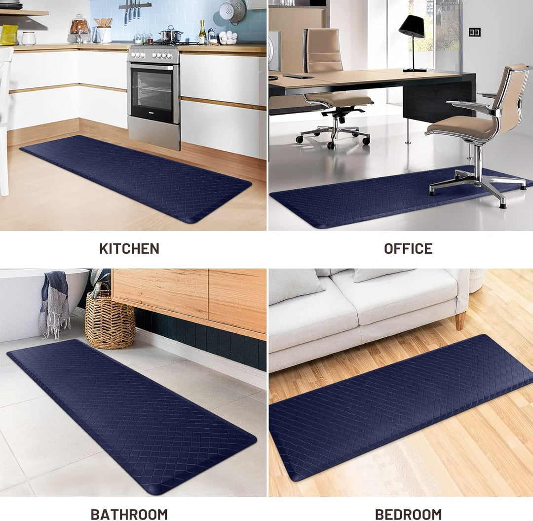 HappyTrends Küchenläufer, Anti-Ermüdungsmatte, 43,9 x 152,4 cm, rutschfest, wasserdicht, ergonomisch