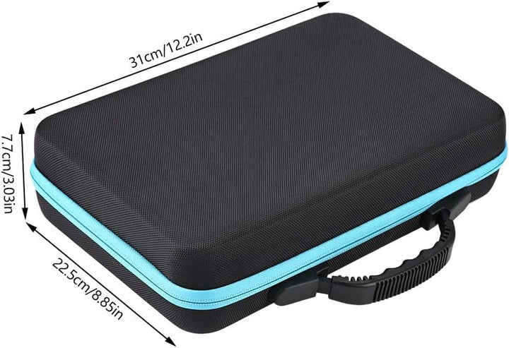 60 Löcher Ätherische Öle Aufbewahrungsbox,Eva Ätherische Öle Tragekoffer Tasche mit Griff Hält 5ml 1