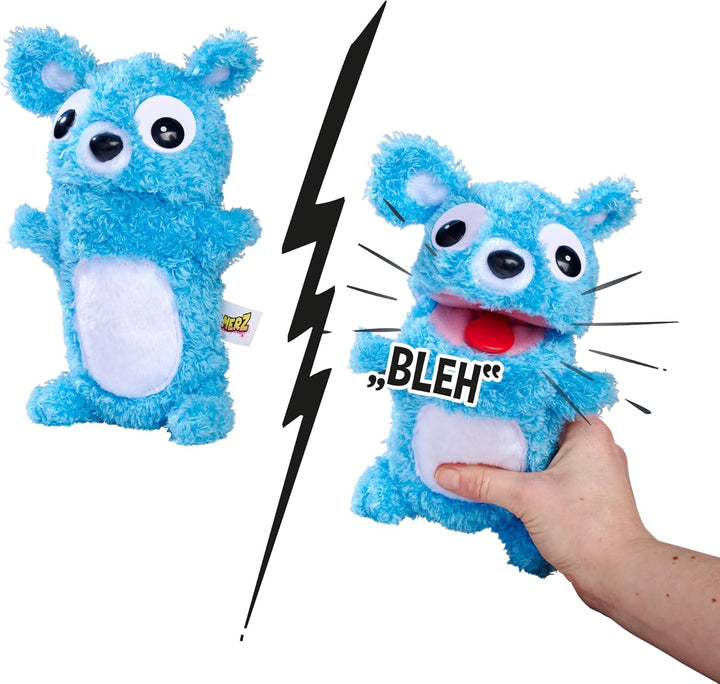 Simba 105953331 ScreamerZ Bär „Babbling Bear“ mit Sound - witziges Kuscheltier mit Schrei-Geräuschen