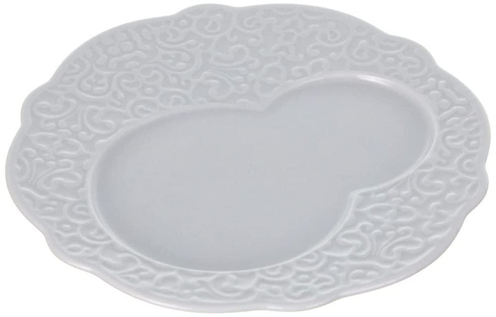 Alessi MW01/94 Dressed Frühstückteller 4 Stück aus Porzellan, Frühstück