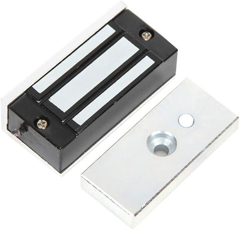 AMAO Elektronisches Magnetschloss, 60 kg, 132 kg, wasserdicht, DC 12 V, elektromagnetisches Schloss
