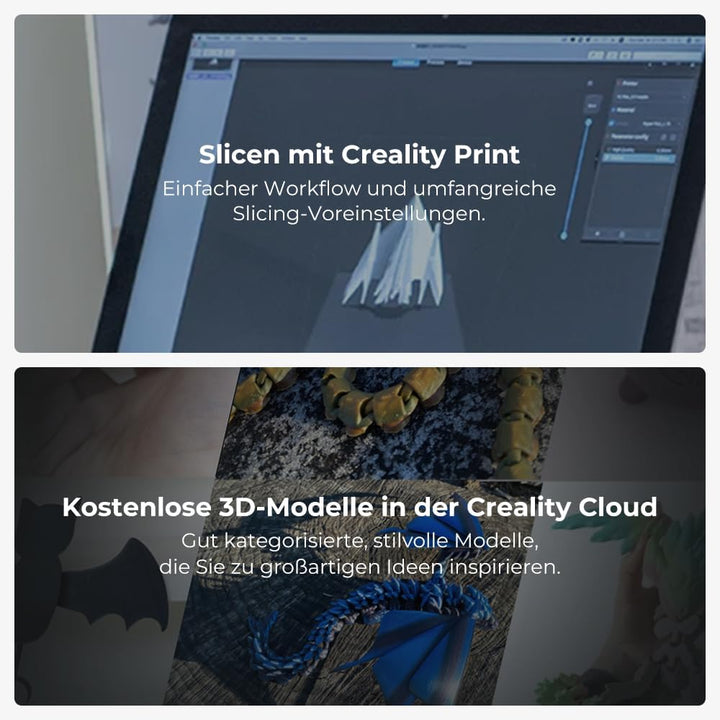 Creality Ender 3 V3 SE 3D Drucker, Einstiegs-3D-Printer CR Touch Auto-Nivellierung Sprite Direct Ext