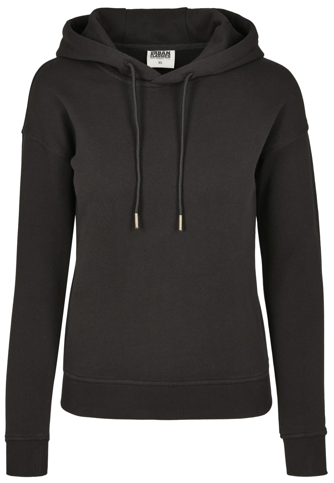 Urban Classics Damen Ladies Organic Hoody Kapuzenpullover XS Schwarz, XS Schwarz