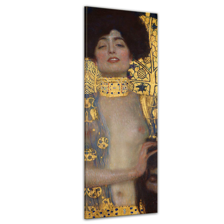 Bilderdepot24 Bild auf Leinwand | Gustav Klimt - Judith I (und der Kopf des Holofernes) in 40x120 cm