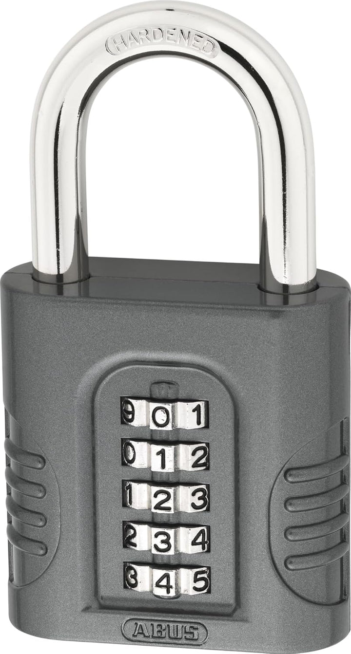 ABUS Zahlenschloss 158/65 - Vorhängeschloss mit Zinkgussdruck-Gehäuse - mit individuell einstellbare
