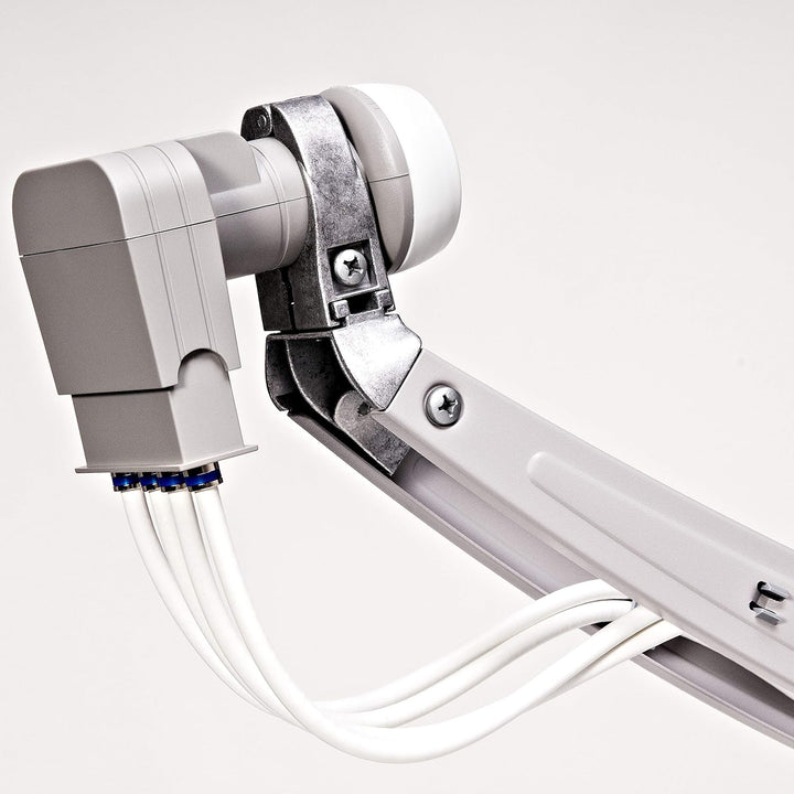 Fuba DAA 780 W Aluminium-Satelliten-Parabolantenne (38,50 dB, Grosse 78 cm) weiss weiss 78 cm, weiss
