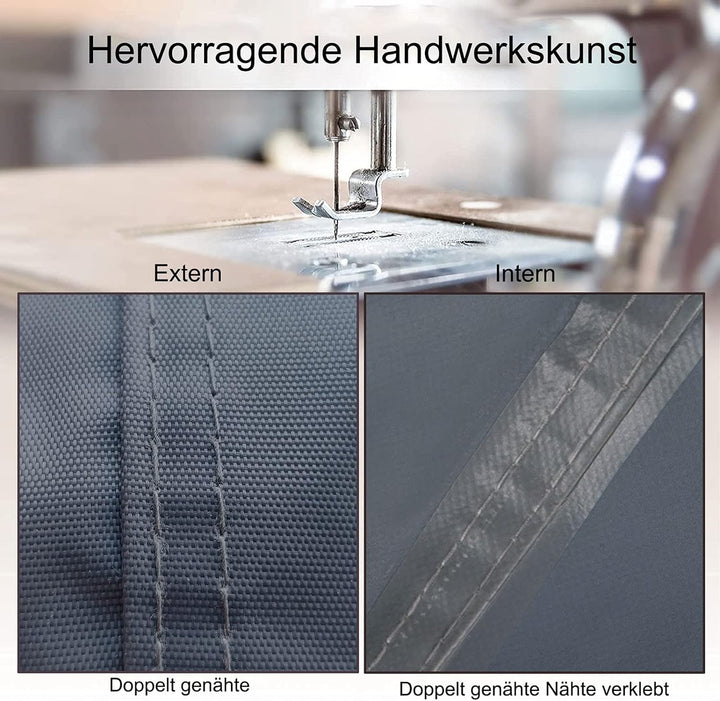 Hochwertige Whirlpool-Abdeckung, 200x200x30cm, quadratischer Allwetter-Garten-Whirlpool-Abdeckung au