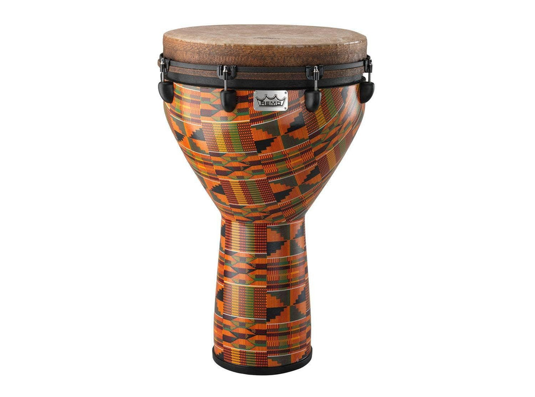 Remo DJ-0016-PM African Collection Djembe 16 x 27" Kinte Kloth, 16 x 27" Kinte Kloth