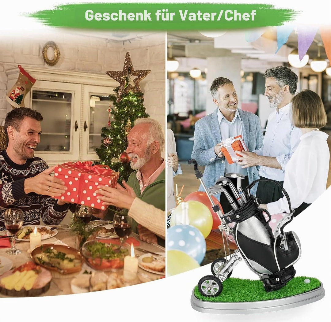 10L0L Golf-Stifthalter mit 3 Stiften für Golfschläger – einzigartiges Geschenk für Golffans und Koll