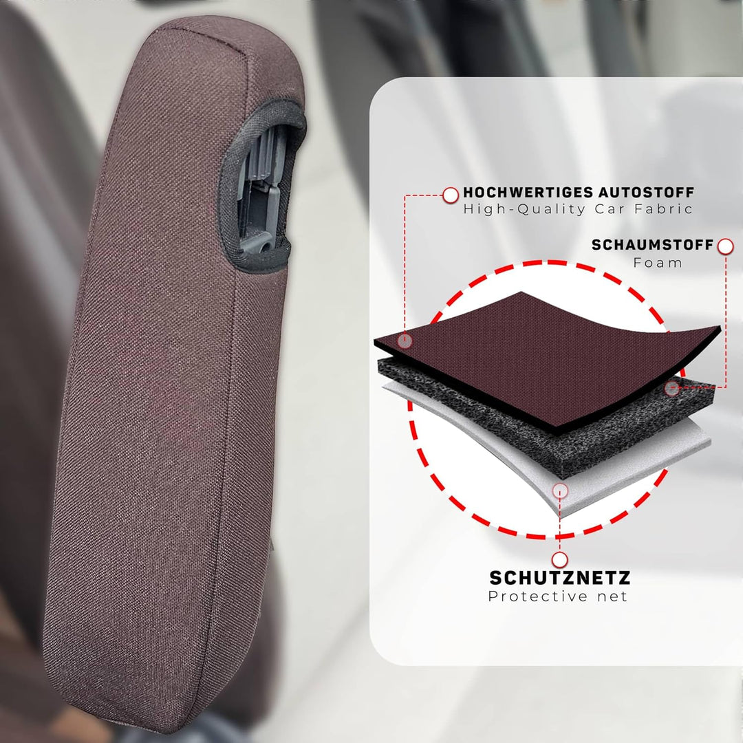BREMER SITZBEZÜGE Wohnmobil Armlehnenbezug Typ 1 für FIAT Ducato, Boxer, Jumper Armlehnenbezug Typ 1