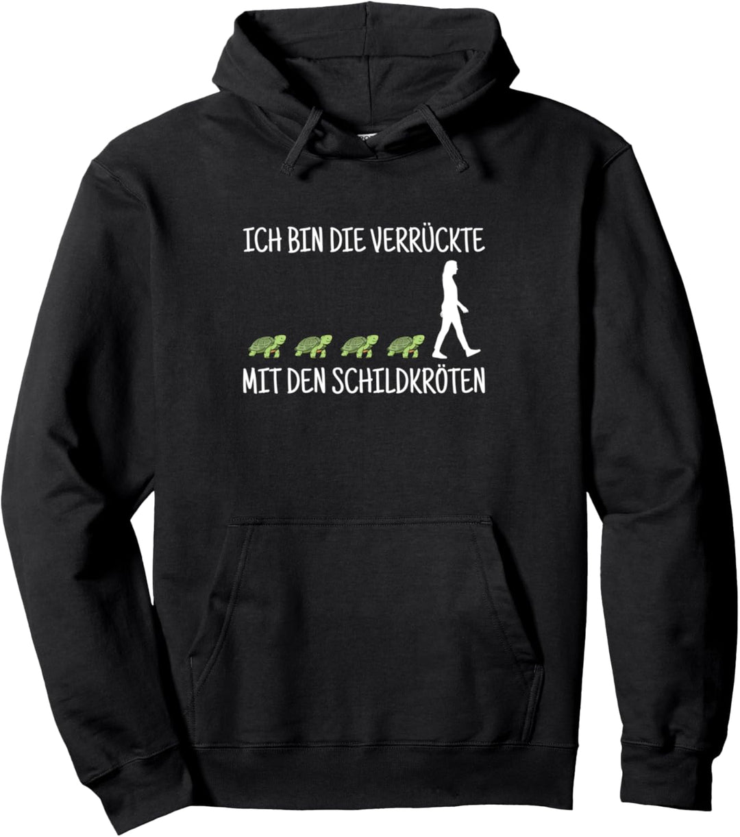 Bin Die Verrückte Mit Den Schildkröten Mama Schildkröte Pullover Hoodie