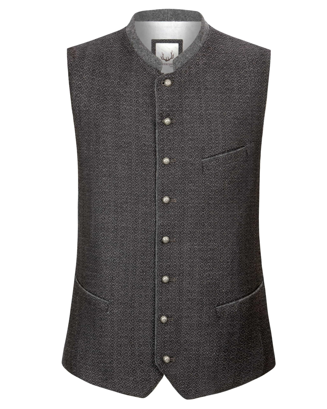 Stockerpoint Herren Weste Pino Trachtenweste 50 Grau, 50 Grau