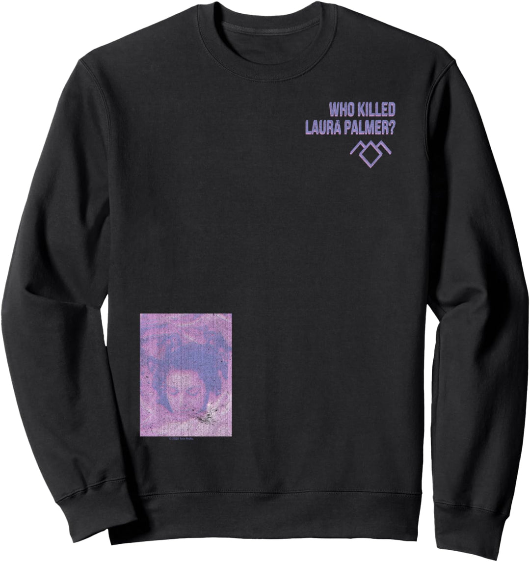 Twin Peaks Who Killed Laura Palmer Purple Peaks Sweatshirt