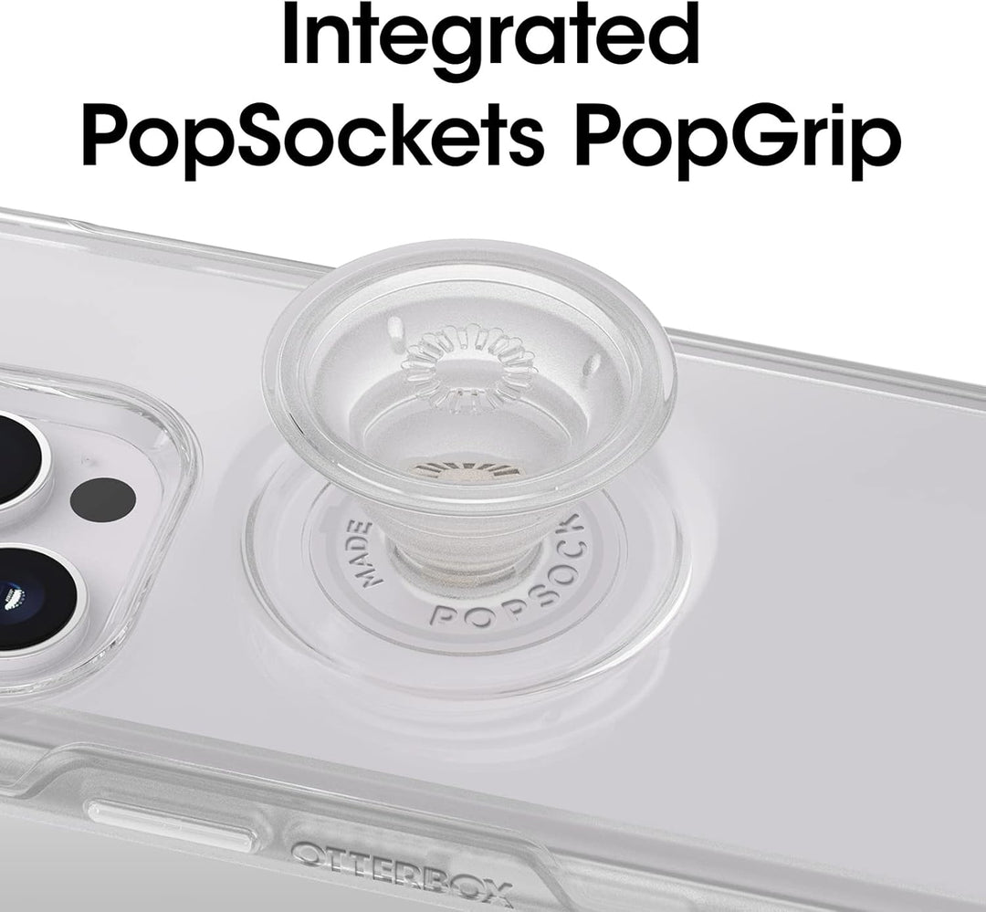 OtterBox Otter + POP Symmetry Clear Serie für iPhone 14 Pro Max (nur) – transparent Transparent Otte