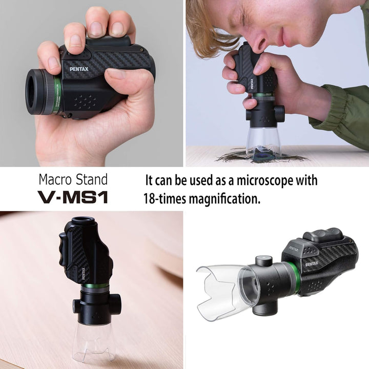 Monokularer Makroständer PENTAX V-MS1 mit LED-Licht für PENTAX VM6X21 Wenn er am Monokular angebrach