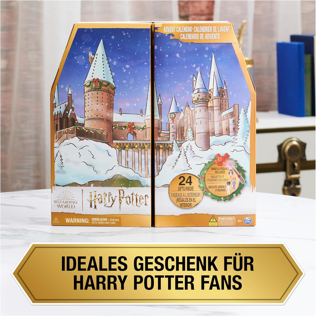 Wizarding World Harry Potter Magical Minis Adventskalender 2023 mit Mini-Zauberstab, 3 Spielfiguren