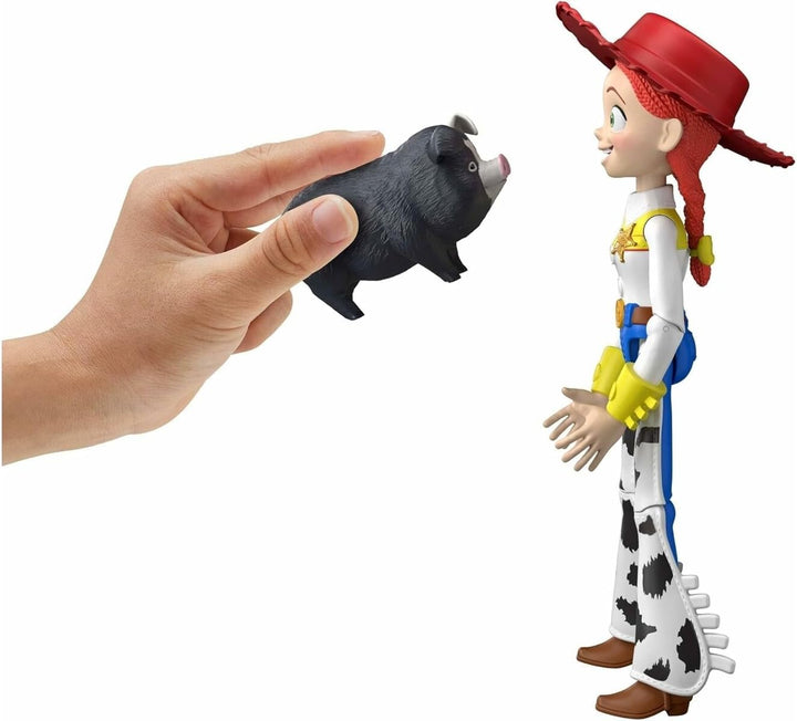 Mattel Disney Pixar Toy Story 5 – Sprechende Jessie, 30 cm grosse Actionfigur mit beweglichen Gelenk