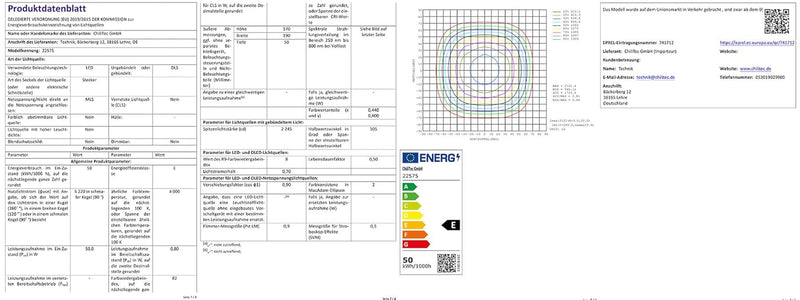 ChiliTec Aussenstrahler 50 Watt mit Bewegungsmelder IP44 Wetterfest 5220 Lumen 4000K Wandhalter eins