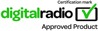 SHARP DR450 Digitalradio (DAB/DAB+/FM mit RDS, Bluetooth, Wecker-Funktionen, 6 Watt), schwarz Mono D