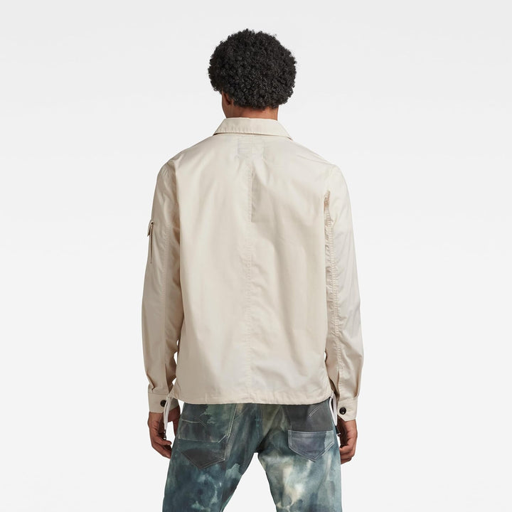 G-Star Herren 2 Pocket Relaxed Shirt S Beige (Whitebait D22967-d308-1603), S Beige (Whitebait D22967