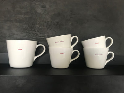 XL Statement Henkeltasse Hero Grün 500 ml Keith Brymer Jones Kaffee-Tasse Porzellan Keramik