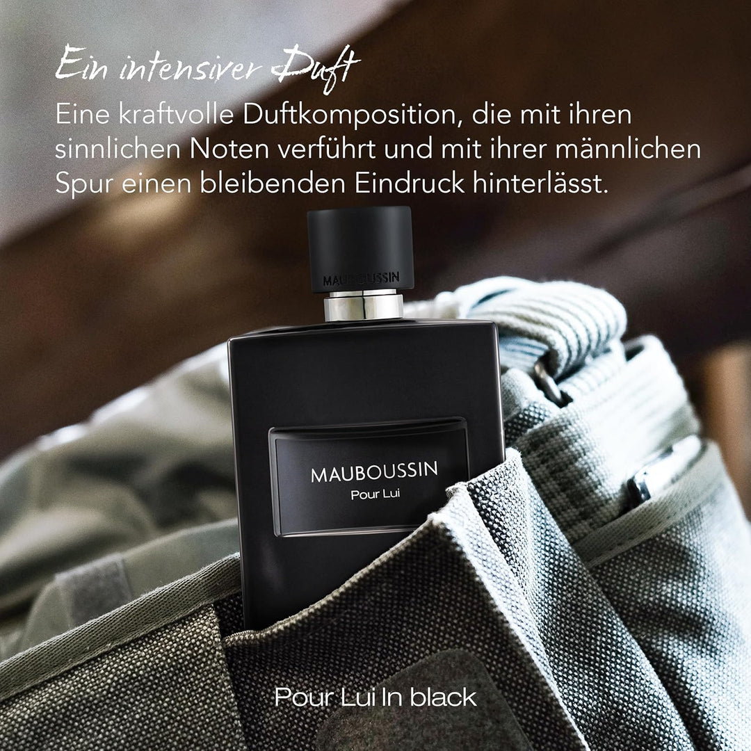 Mauboussin - Pour Lui In Black - 100ml - Holziger & Orientalischer Duft 100 ml (1er Pack), 100 ml (1