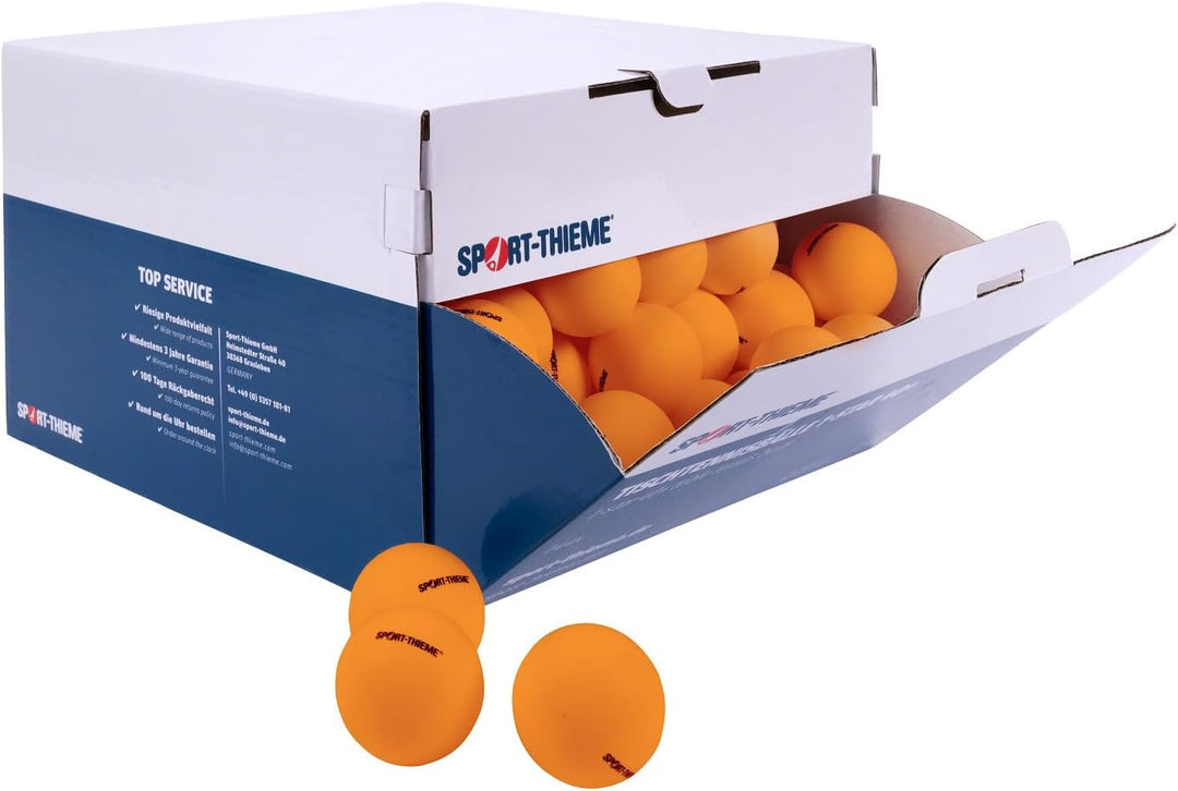 Sport-Thieme Tischtennisball 1-Star 40+" Orange, Orange