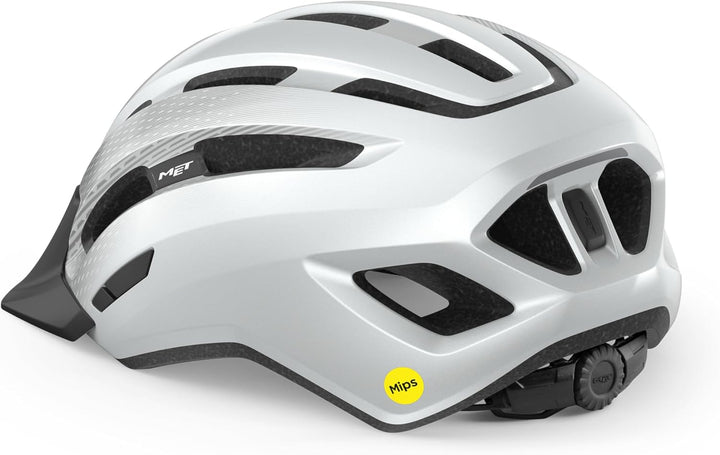 MET Downtown MIPS Fahrradhelm Weiss Glänzend 2021 Weiss (Weiss) S/M, Weiss (Weiss) S/M