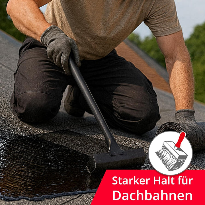 BORNIT Kaltkleber Bitumen Kleber Dachbeläge [bis 12,5% Neigung] 5L Klebstoff Bitumen Lösemittel Gart