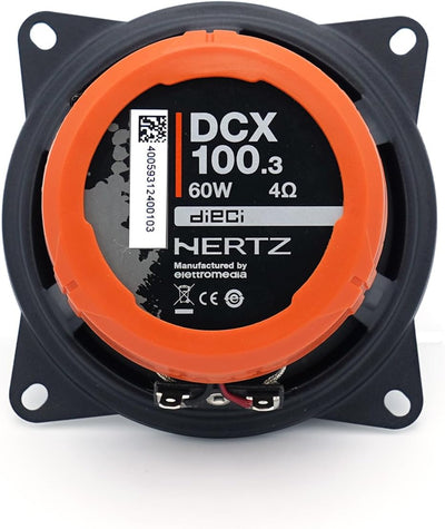 Hertz Dieci DCX 100.3 10 cm 2-Wege Koaxialsystem 1 Paar / 2 Stück Set Coax 2Way 100mm