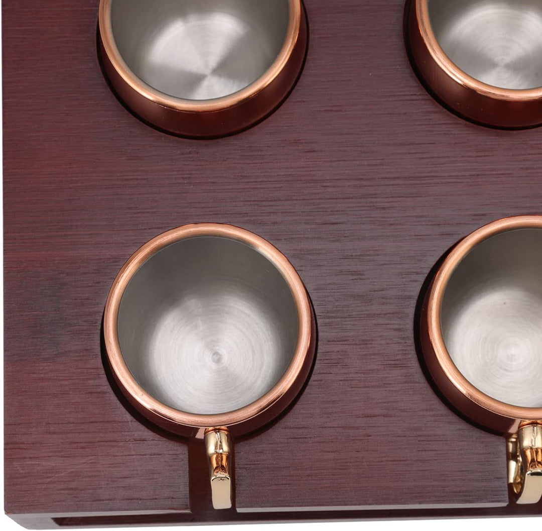 Moscow Mule Kupferbecher, Mule-Becher-Set, Korrosionsbest?ndig, Leicht zu Reinigen, 2 Unzen, W?rmeis