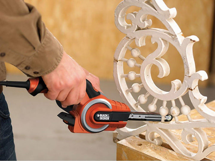 Black + Decker KA902EK Elektrofeile, Absaugvorrichtung, 400 W,
