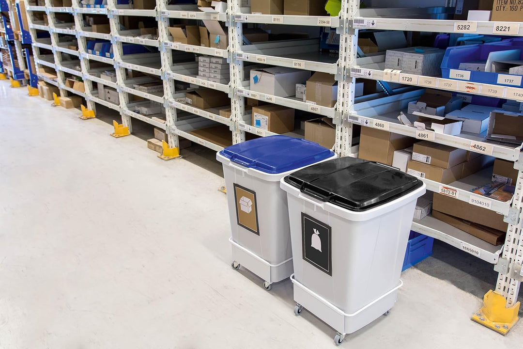 DURABLE Abfallbehälter DURABIN® ECO 90L quadratisch