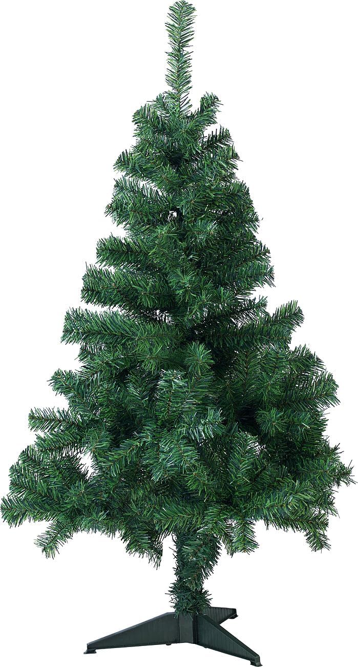 infactory Weihnachtbaum: Künstlicher Weihnachtsbaum, 120 cm, 250 Spitzen, mit Ständer (Plastik Weihn