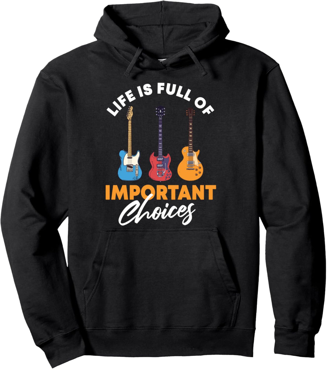 Lustiges Bassist Design, Gitarristen, Gitarre Spielen Motiv Pullover Hoodie