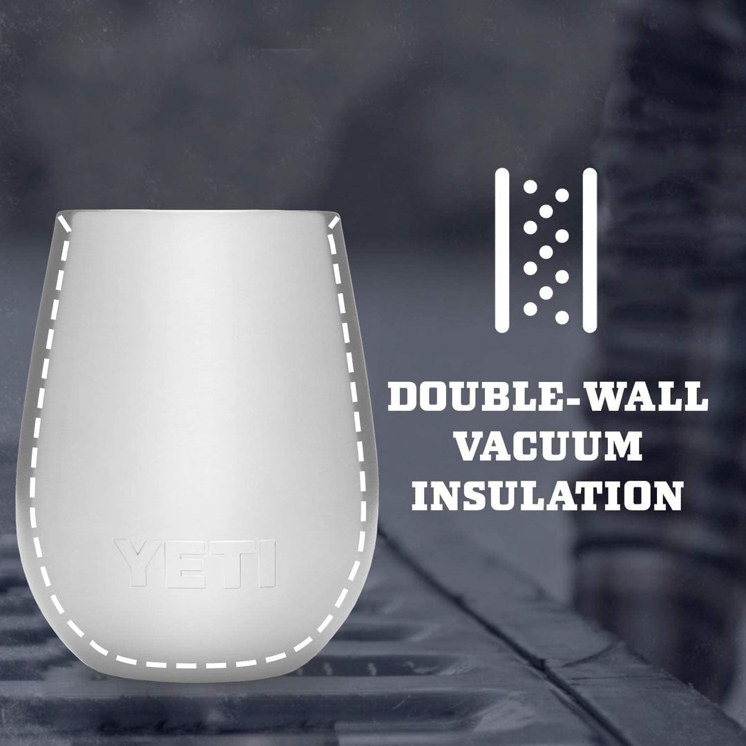 YETI Rambler Weinbecher Mit MagSlider-Deckel, Black, 10 oz (295 ml) Black - New, Black - New