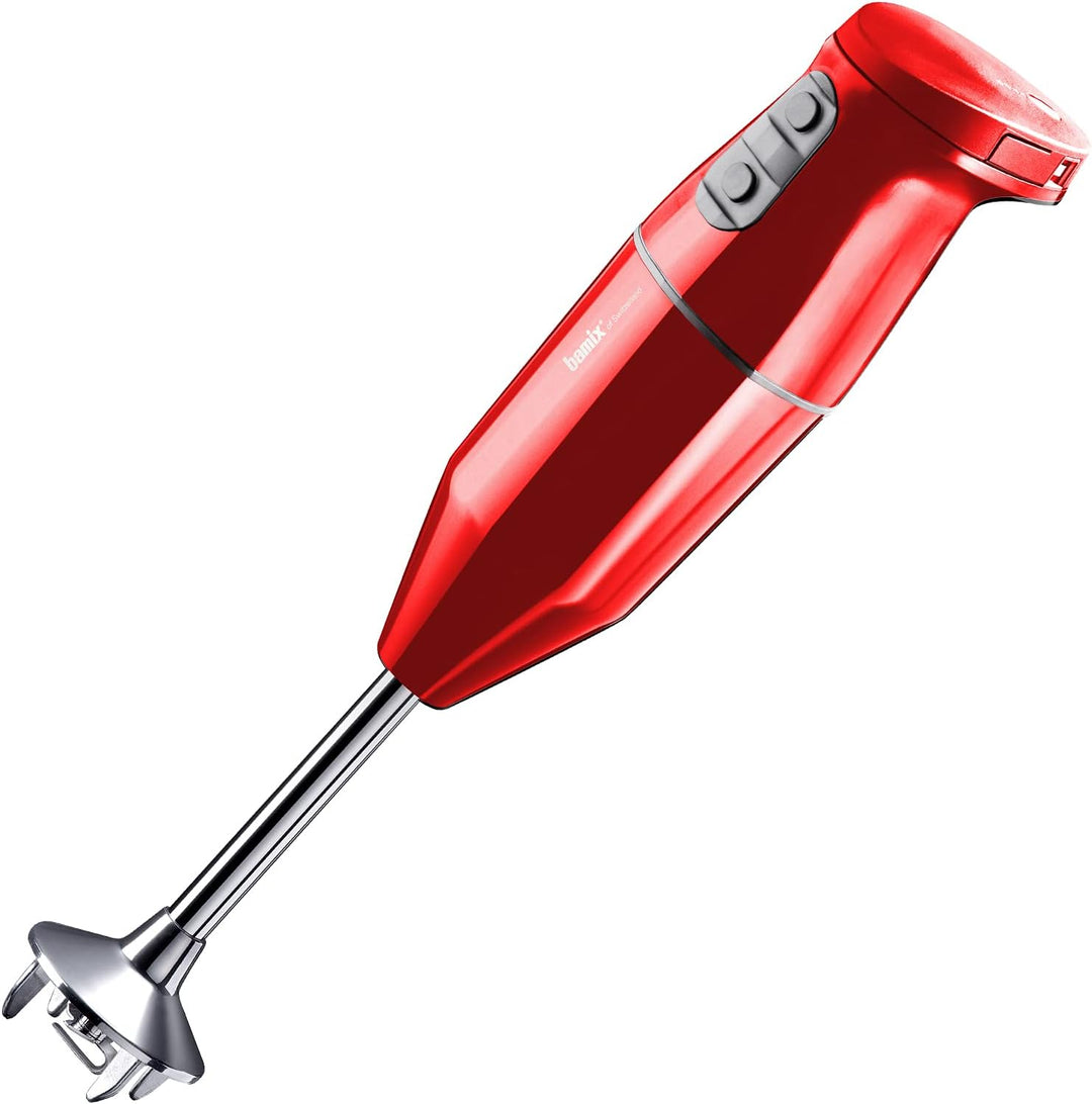 bamix Stabmixer Set cordless PLUS kabelloses, inkl. Multimesser, Quirl, Schlagscheibe aus Edelstahl,