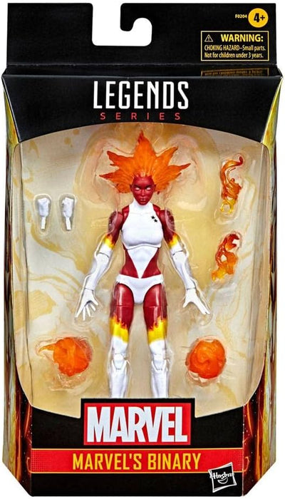 Marvel Legends Series Binary Figur 15 cm Premium Design mit 6 Zubehörteilen RD-RS270107 Farbig