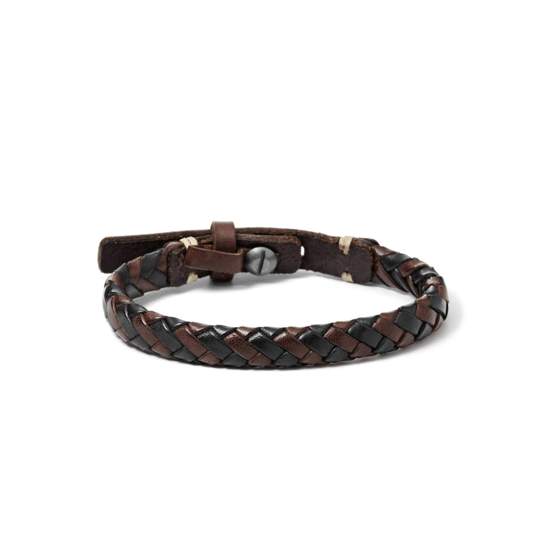 Fossil Dreifarbiges Herrenarmband mit mehreren Strängen, JA5932716