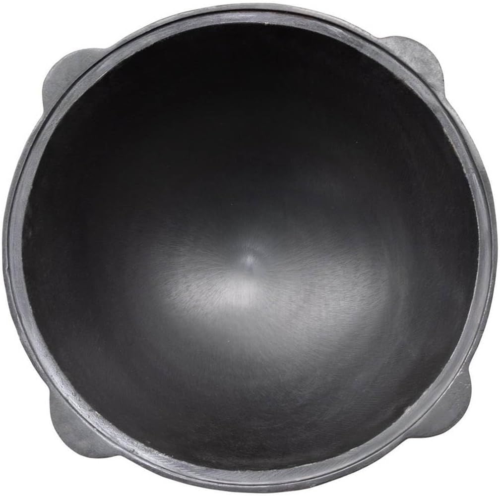 rukauf SET Utschak, 49 cm + 22 Liter Kasan Kazan + Pfannendeckel aus Gusseisen Feldküche Gulasch-Kes
