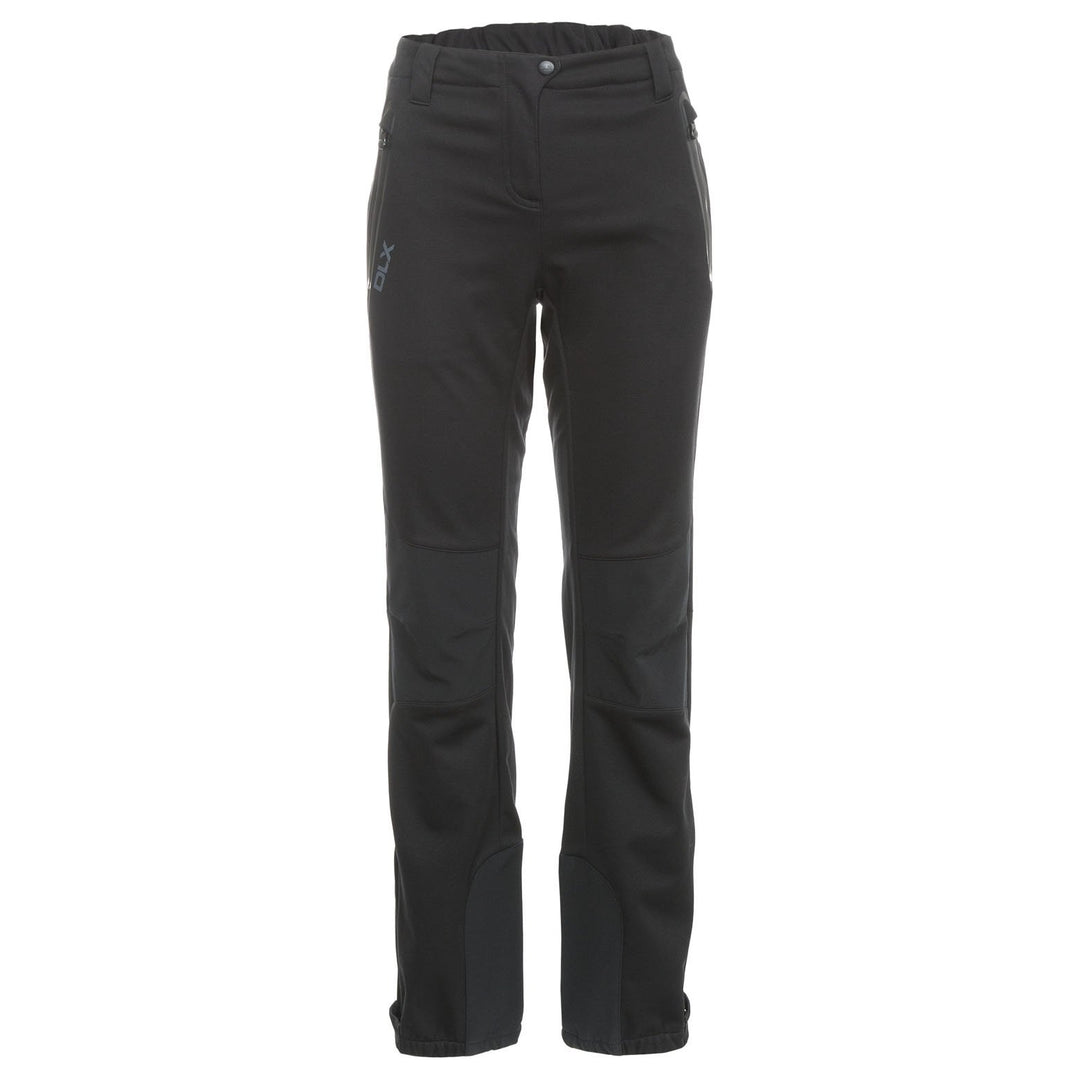 Trespass Damen Softshellhose Mit Seitenbelüftung Sola XXS Schwarz, XXS Schwarz