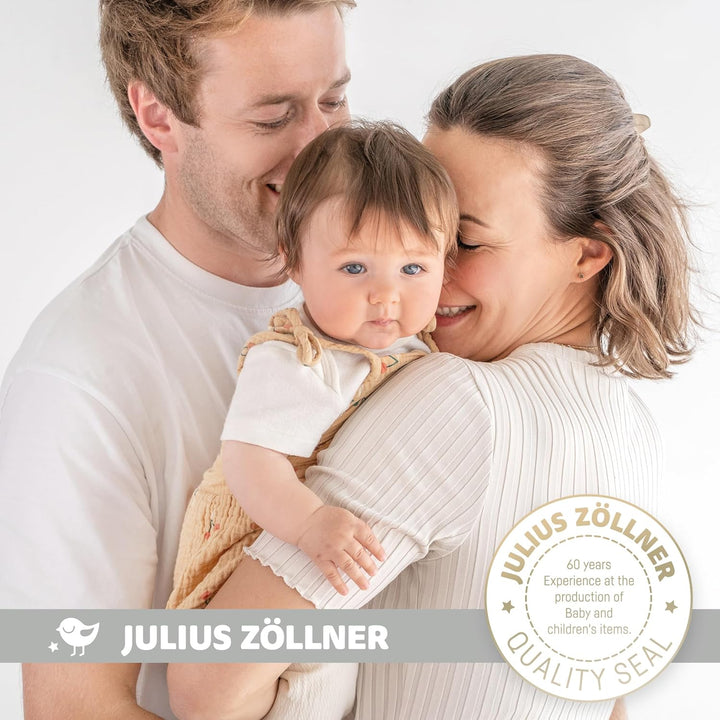 Julius Zöllner Betthimmel aus Voile – für Babybett &amp; Kinderbett – Kinderzimmer Deko – Salbei, Salbei