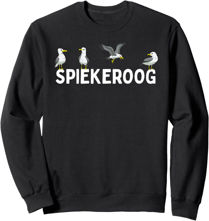 Spiekeroog Ostfriesische Insel Nordsee Küste Möwen Sweatshirt