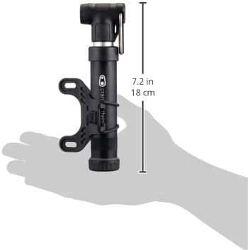 CRANKBROTHERS Gem Bike Handpumpe – Kurz/Lange Doppelkolbenpumpe, Presta/Schrader, hohes Volumen und
