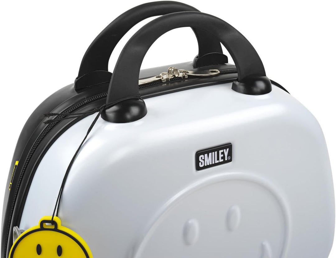 Smiley Originals - Kosmetikkoffer Hartschale Gross, Beautycase Damen, Trolley & Handgepäck Koffer: B