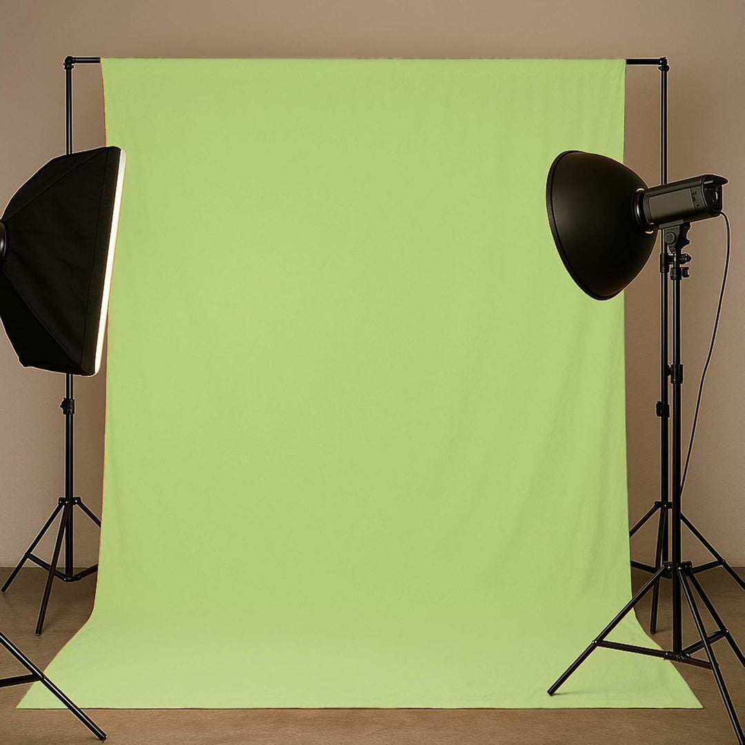 Walimex Stoffhintergrund 2,85 x 6m gelbgrün, gelbgrün