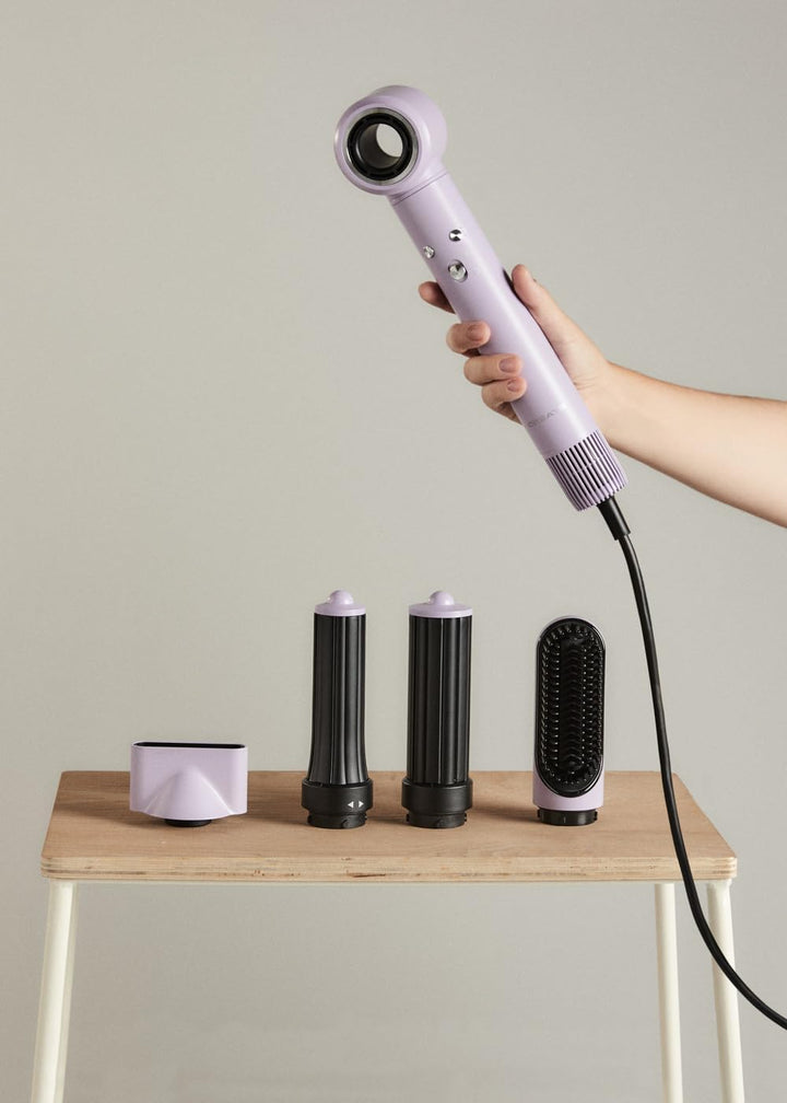 CREATE/ION STYLER PRO / 5-in-1-Ionen-Lufttrockner und Stylingbürste Violett/DC Brushless Motor, 3 Ge