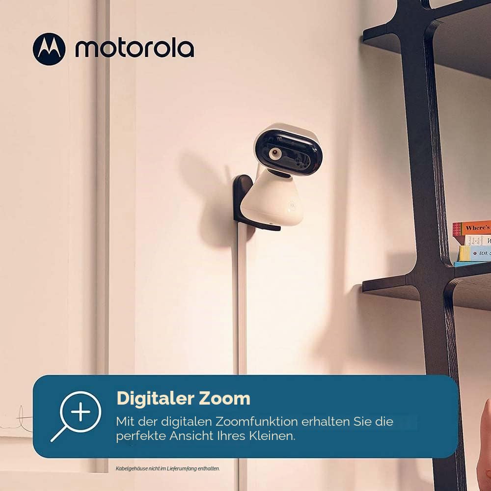 Motorola Nursery PIP1200 - Babyphone mit Kamera - 2.8" Elterneinheit - 2 Wege Kommunikation - Zimmer