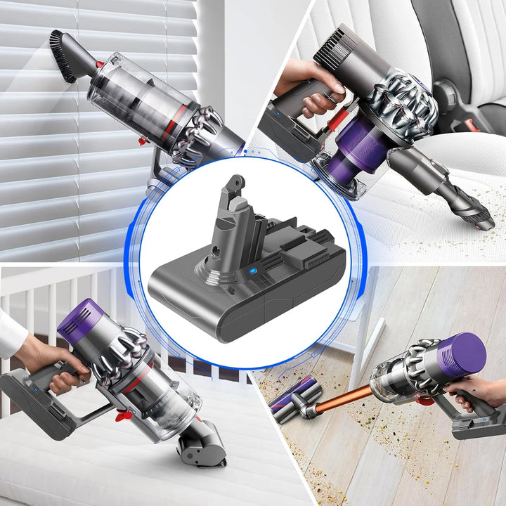 【2024 Upgraded】 Waitley V6 4500mAh für Dyson V6 DC62 DC59 DC61 DC58 DC72 DC74 SV03 SV04 SV05 SV06 SV