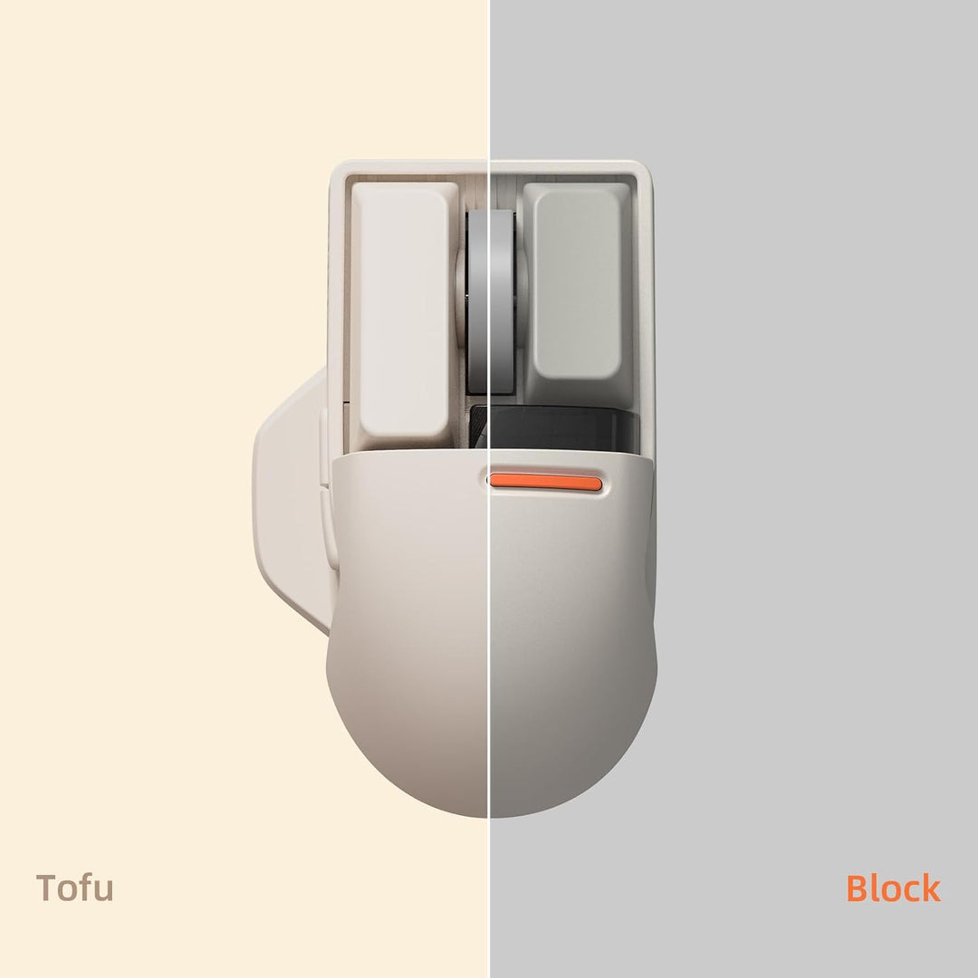 LOFREE Kabellose Maus Bluetooth 4000 DPI OLED-Bildschirm Mac Windows PC